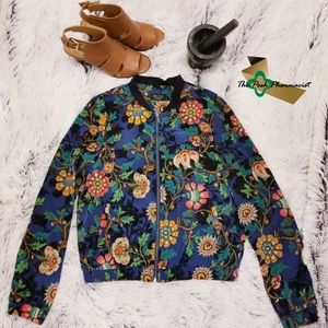 Floral print jacket